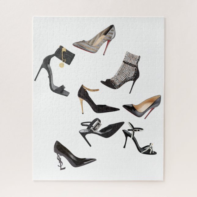 Puzzle Chaussures à talon élevé Collage Stiletto Jigsaw P (Vertical)