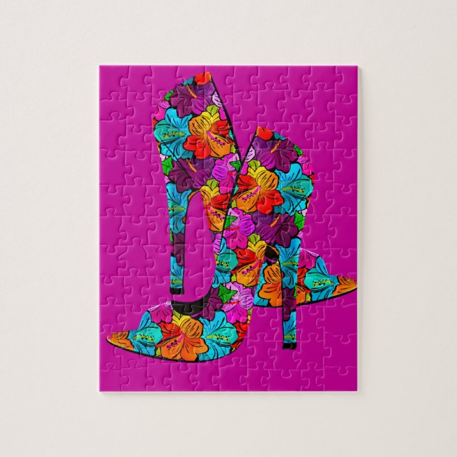Puzzle Chaussures haute talon pour les loisirs estivaux (Vertical)