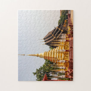 Puzzle Chedi, Wat Phan Tao, Chiang Mai, Thaïlande