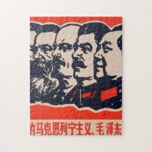 Puzzle Chef communiste de la propagande Mao Stalin