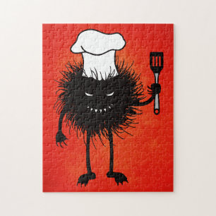 Puzzle Chef de personnage de personnage Evil Cook