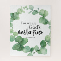 Chef-d'œuvre de Dieu Eucalyptus Verset Biblique Fo