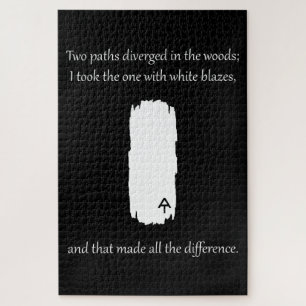 Puzzle Chemin des Appalaches Chemins blancs de lame Diver