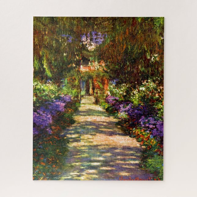 Puzzle Chemin du jardin par Claude Monet (Vertical)