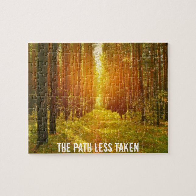 Puzzle Chemin Moins Pris (Horizontal)