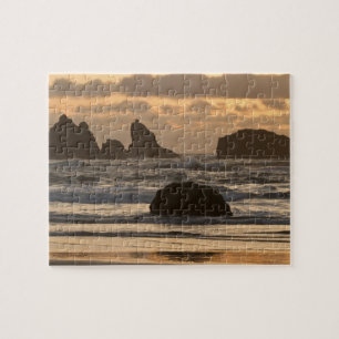 Puzzle Cheminées de fée sur la plage à Bandon, Oregon