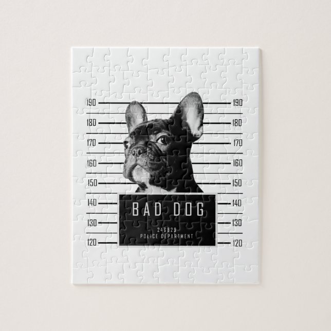 Puzzle Chemise de photo de bouledogue français (Vertical)