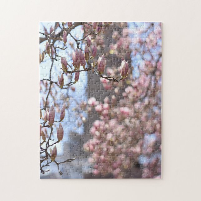 Puzzle Cherry Blossoms Central Park New York City NYC (Vertical)