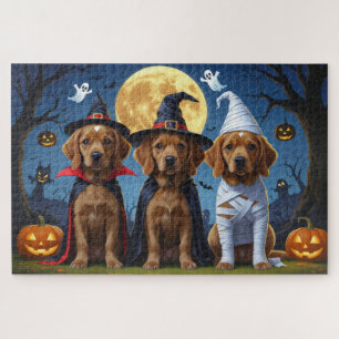 Puzzle Chesapeake Bay Terrier Citrouille Halloween Funny