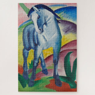 Puzzle Cheval bleu (animal mignon) (par Marc Franz)
