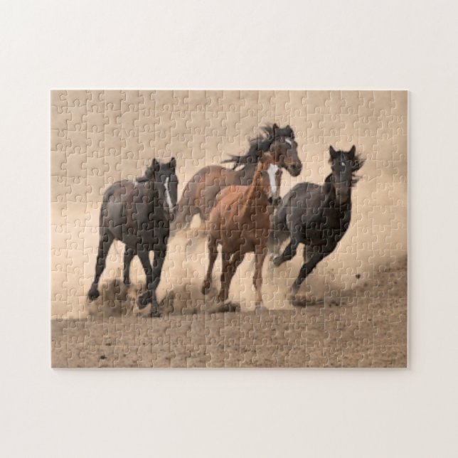 Puzzle Cheval dans l'automne II (Horizontal)