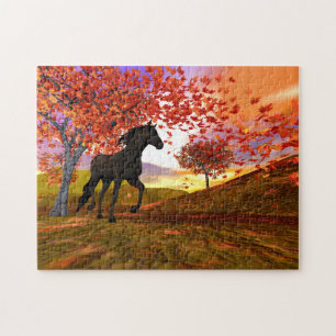 Puzzle Cheval d'automne