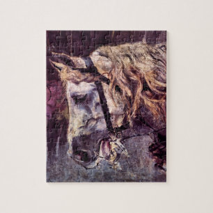 Puzzle Cheval de Giovanni Boldini, Art Vintage