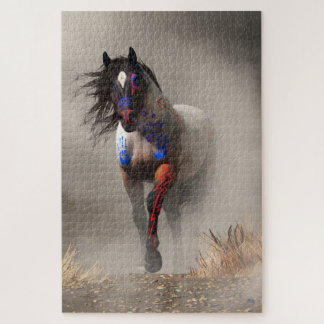 Puzzle Cheval de guerre dans le brouillard