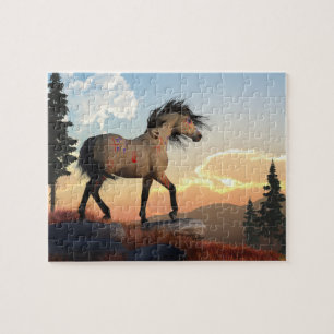 Puzzle Cheval de guerre et aube pacifique