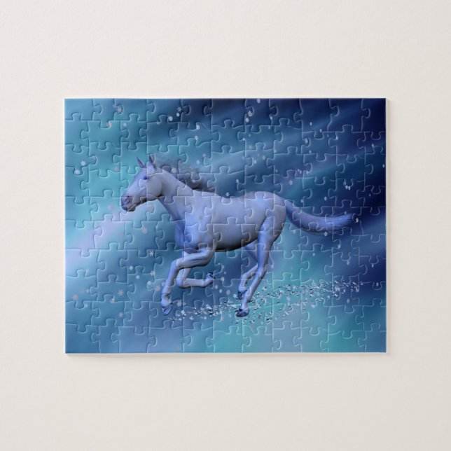 Puzzle Cheval d'hiver (Horizontal)