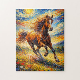 Puzzle Cheval d'Or Vent