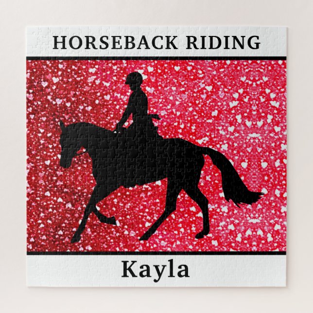 Puzzle Cheval fille (Vertical)