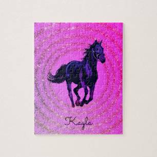 Puzzle Cheval fille