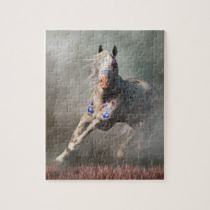 Puzzle Cheval guerrier Appaloosa