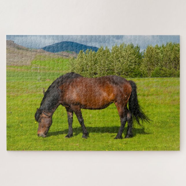 Puzzle Cheval islandais Mossfellsbaer (Horizontal)