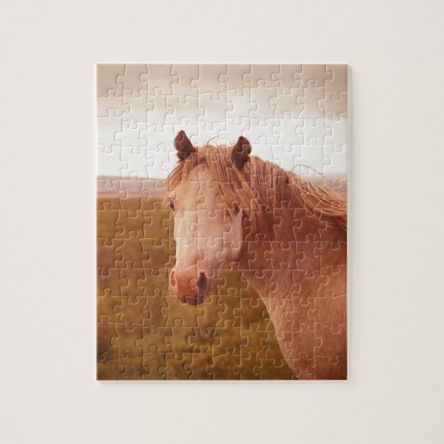 Puzzle cheval sauvage vintage (Vertical)