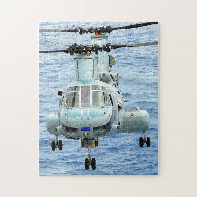 Puzzle CHEVALIER DE MER CH-46E (11x14 POUCES) (Vertical)