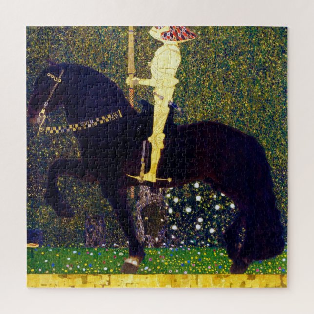 Puzzle Chevalier d'or, Gustav Klimt (Vertical)