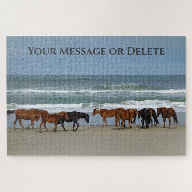 Puzzle Chevaux sauvages Banques extérieures OBX Corolla N (Horizontal)