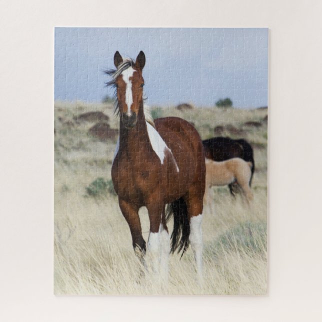 Puzzle Chevaux sauvages, Montagnes des Steens (Vertical)