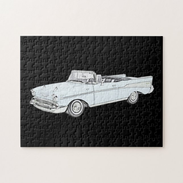 Puzzle Chevy Bel Air convertible 1957 (Horizontal)