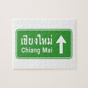 Puzzle Chiang Mai en tête ⚠ route de la Thaïlande ⚠