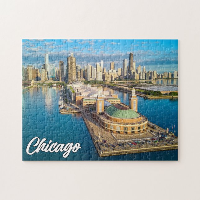 Puzzle Chicago, Illinois, États-Unis (Horizontal)
