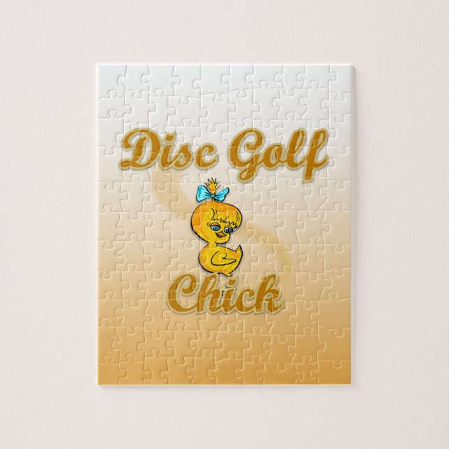 Puzzle Chick de golf sur disque (Vertical)