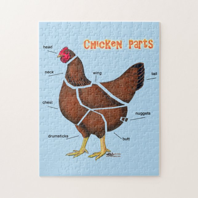 Puzzle Chicken (Vertical)
