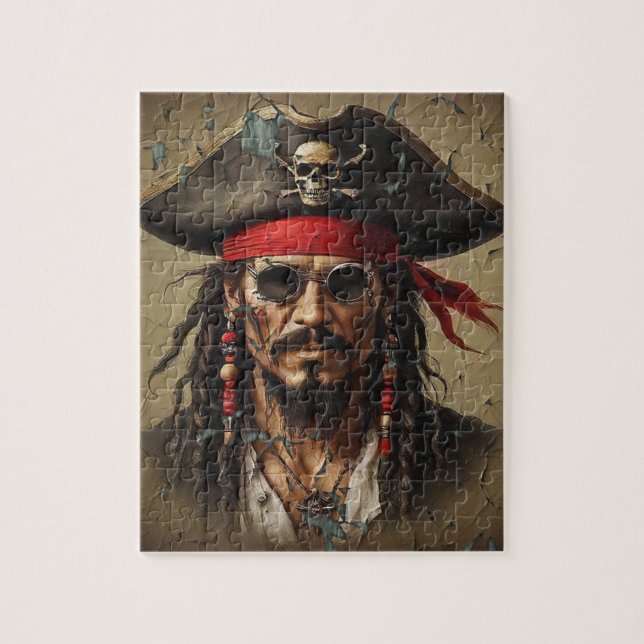 Puzzle Chieftain espagnol du Maine Pirate (Vertical)