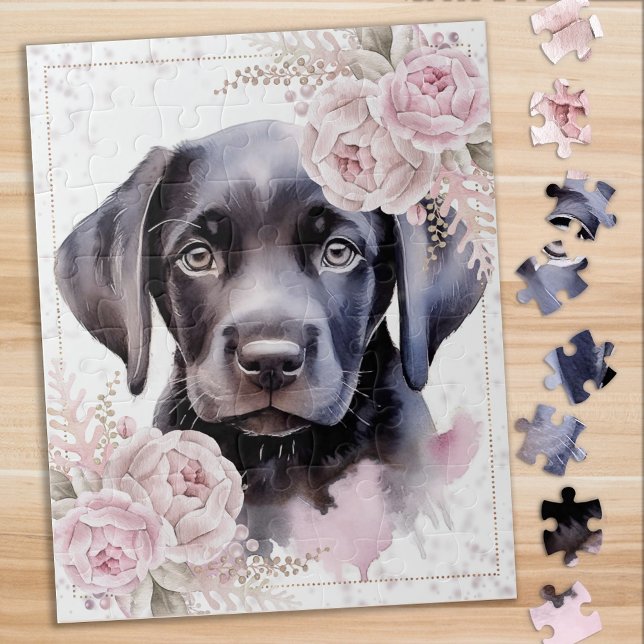 Puzzle Chien Chien Chien Chien Noir Labrador Rétriever (Créateur téléchargé)
