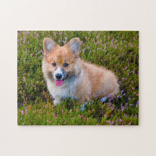 Puzzle Chien Corgi. (Horizontal)
