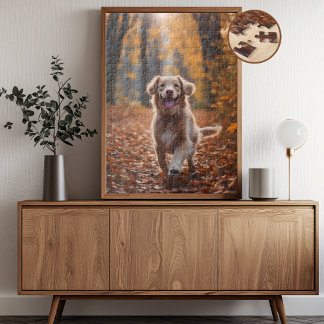 Puzzle Chien dans la forêt