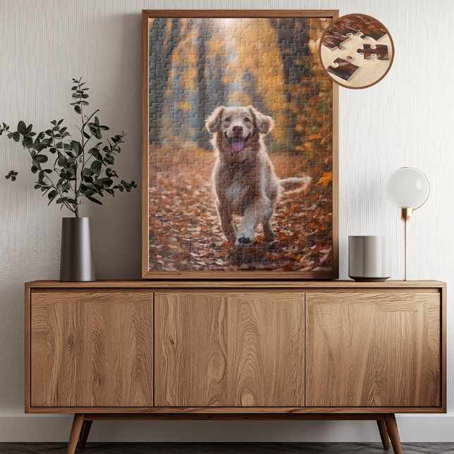 Puzzle Chien dans la forêt (Créateur téléchargé)