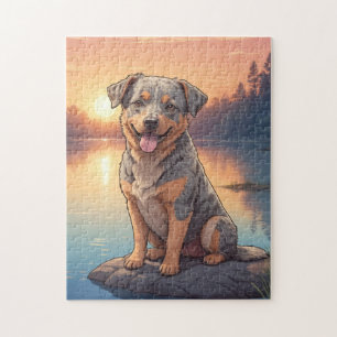 Puzzle chien de bétail australien