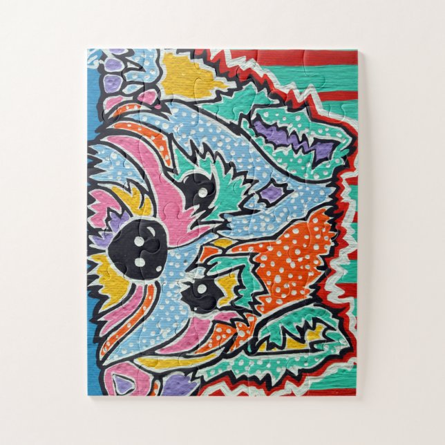 Puzzle Chien de Chien de Chien de Westie West Highland Ch (Vertical)