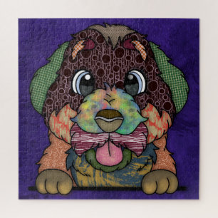 Puzzle Chien de Montagne bernois visage laid Jigsaw Puzzl