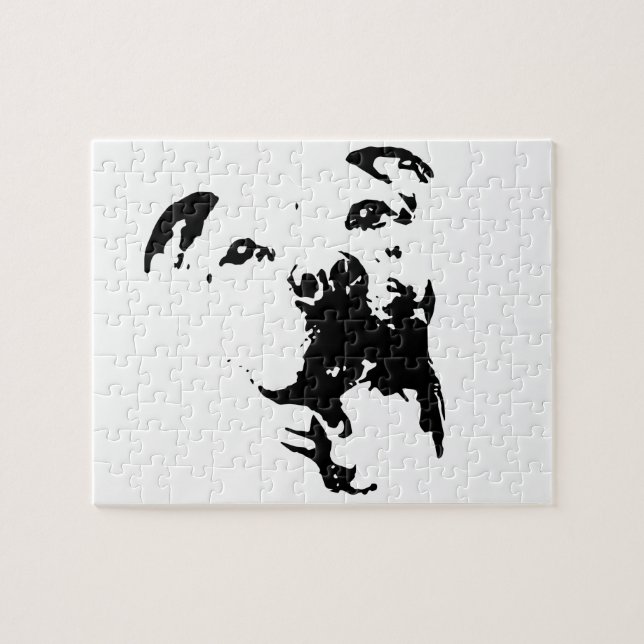 Puzzle Chien de Pitbull (Horizontal)