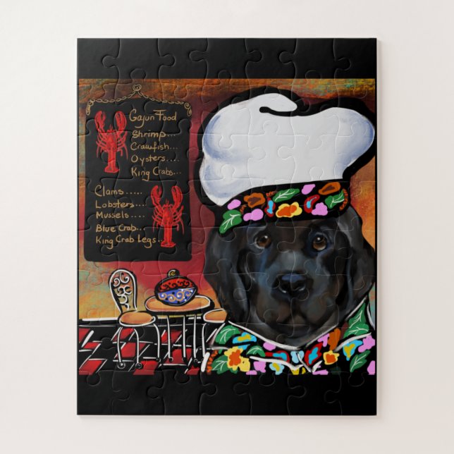 Puzzle Chien de Terre-Neuve (Vertical)