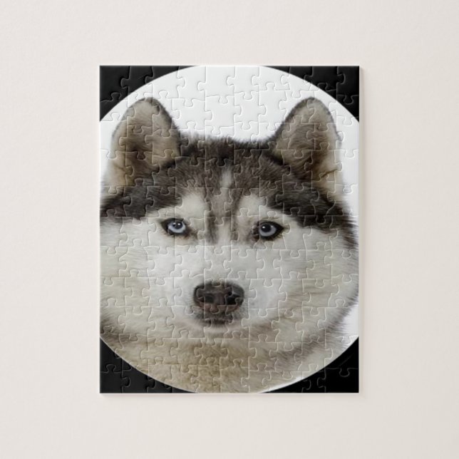 Puzzle "Chien de traîneau sibérien " (Vertical)