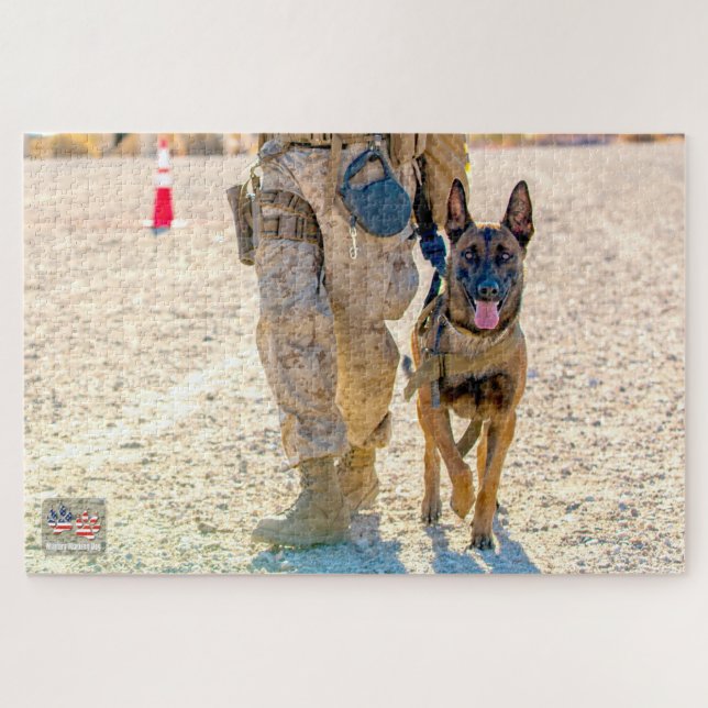 Puzzle CHIEN DE TRAVAIL MILITAIRE AMÉRICAIN (20x30 pouces (Horizontal)
