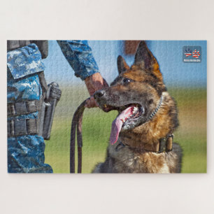 Puzzle CHIEN DE TRAVAIL MILITAIRE AMÉRICAIN (20x30 pouces