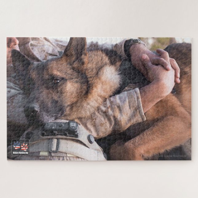 Puzzle CHIEN DE TRAVAIL MILITAIRE AMÉRICAIN (20x30 pouces (Horizontal)