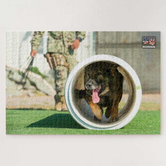 Puzzle CHIEN DE TRAVAIL MILITAIRE AMÉRICAIN (20x30 pouces (Horizontal)